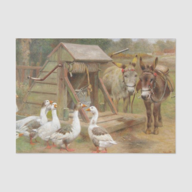 The Drink Question by Herbert William Weekes Tissue Paper (Front)