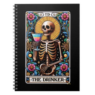 The Drinker Tarot Card Notebook Collection