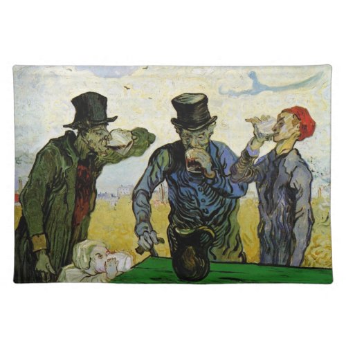 The Drinkers by Vincent van Gogh Cloth Placemat
