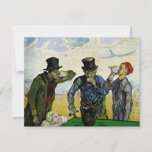 The Drinkers by Vincent van Gogh Invitation