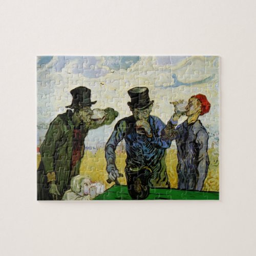 The Drinkers by Vincent van Gogh Jigsaw Puzzle