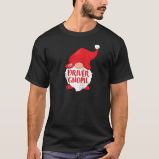 The Driver Gnome Matching Christmas Costume Ragla T-Shirt