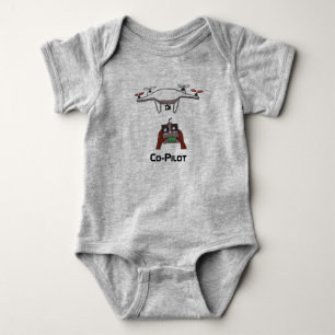 The drone co-pilot baby onsie jumpsuit baby bodysuit