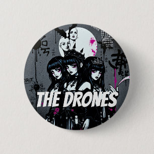 THE DRONES Dark Button