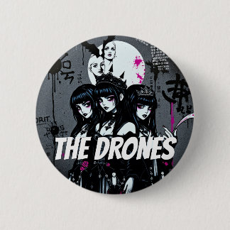 THE DRONES Dark Button