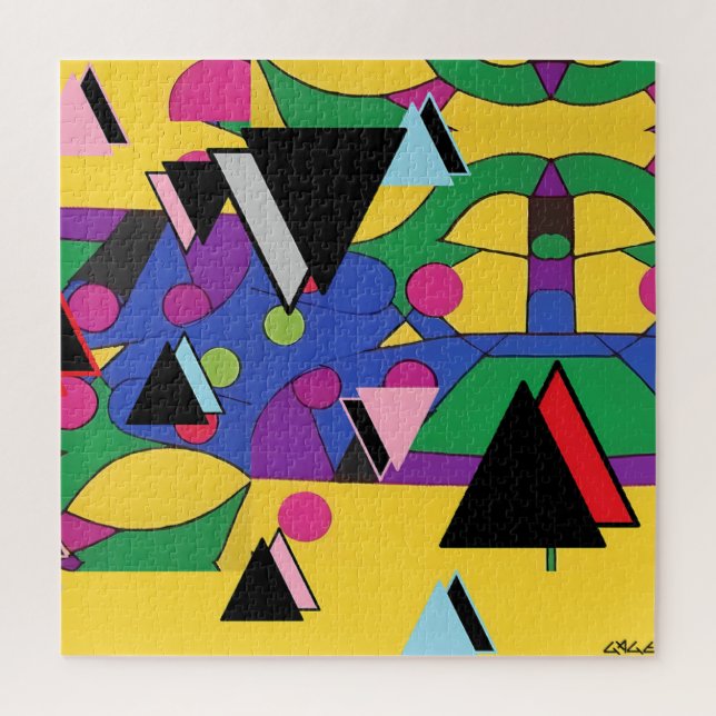 The Drop-Objective Jigsaw Puzzle (Vertical)
