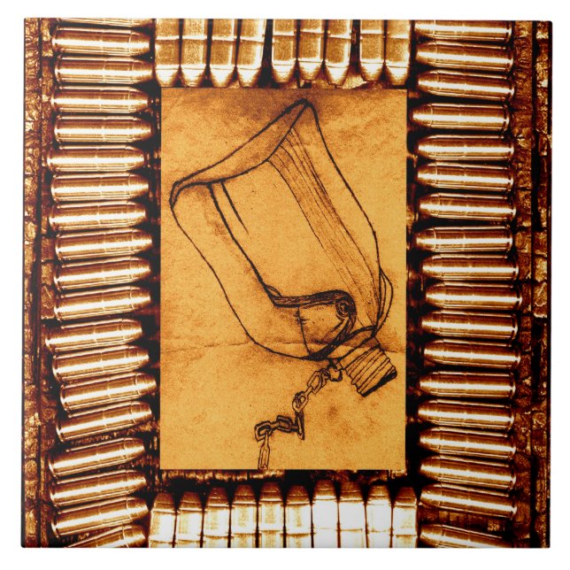 The Drought Ceramic Tile (Front)