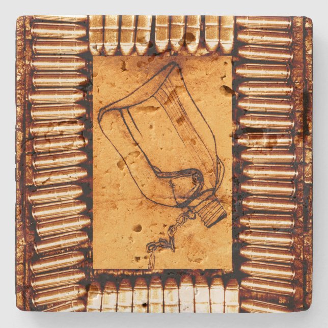 The Drought Stone Coaster (Front)