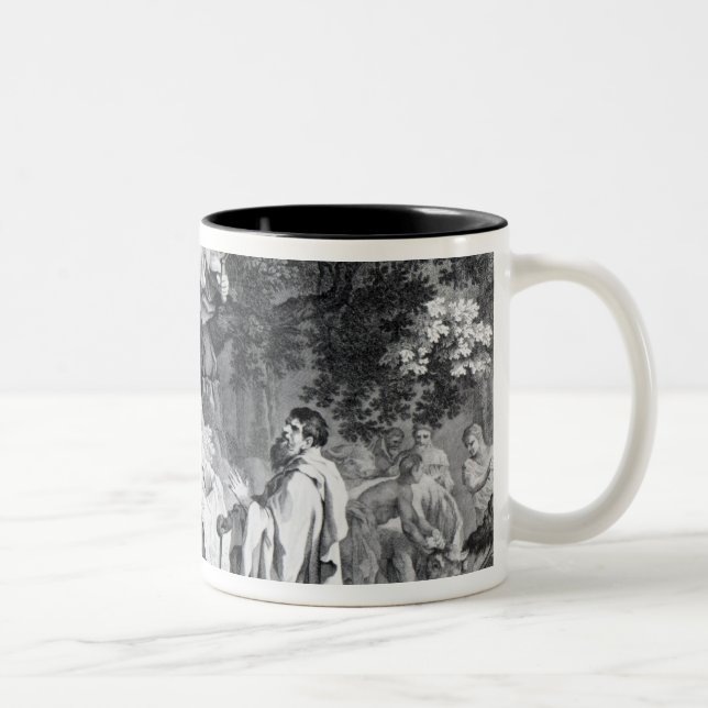 The Druids, or the Conversion of the Britons Two-Tone Coffee Mug (Right)