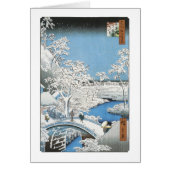 The Drum Bridge, Hiroshige, 1856-58 (Front)