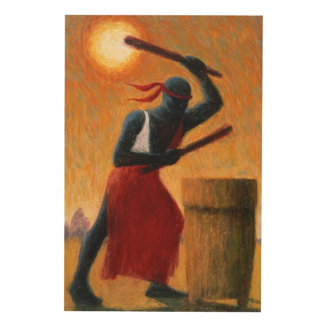 The Drummer 1993 Wood Wall Decor (Front)