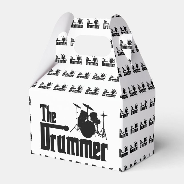 The Drummer Favor Boxes (Front Side)