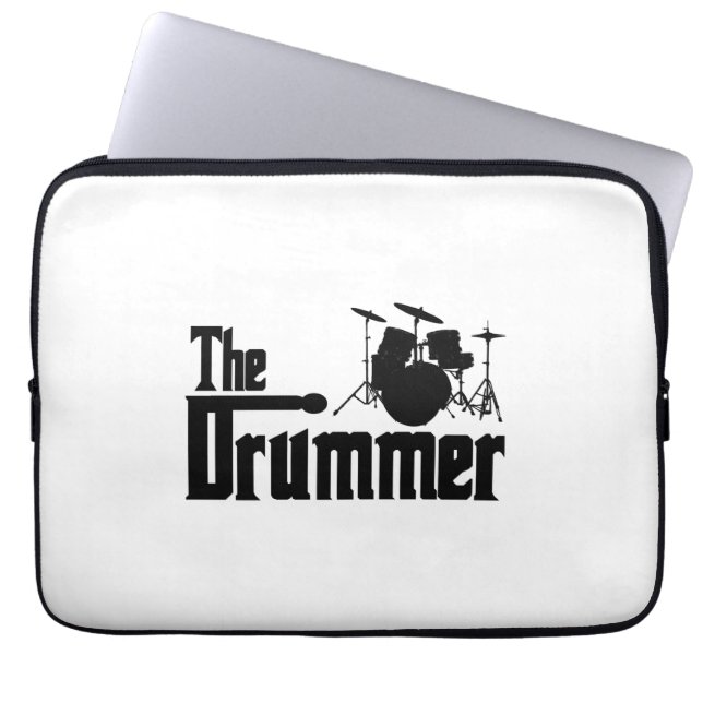 The Drummer Laptop Sleeve (Front)