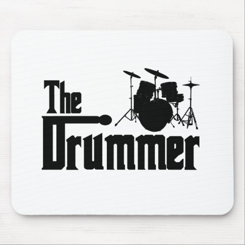 The Drummer Mouse Pad