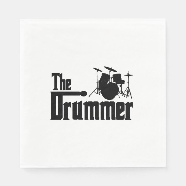 The Drummer Paper Napkins (Front)