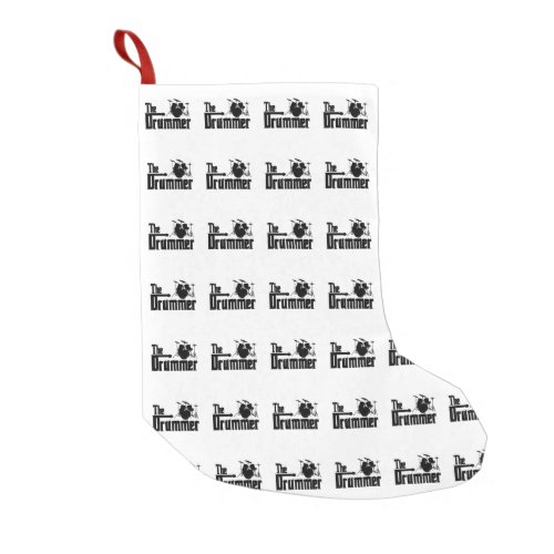 The Drummer Small Christmas Stocking