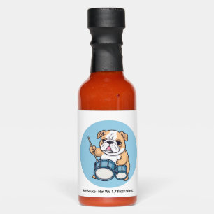 The Drumming Bulldog Beats and Bulldog Grooves Hot Sauces