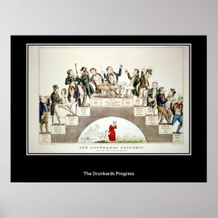 The Drunkards Progress Poster