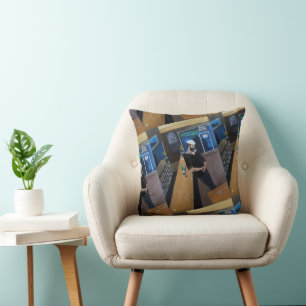 The Drunken Sailor Painting by Alfred Fox Throw Pillow