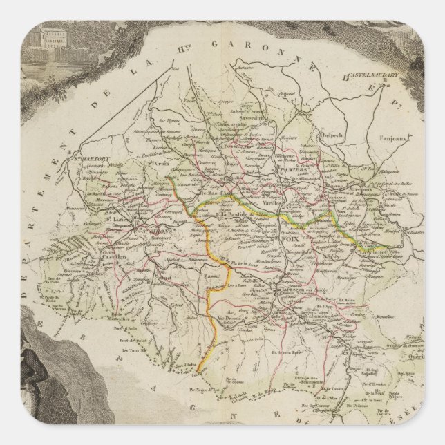 The dryness square sticker (Front)