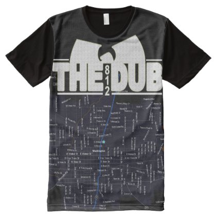 The Dub with City Map All-Over-Print T-Shirt