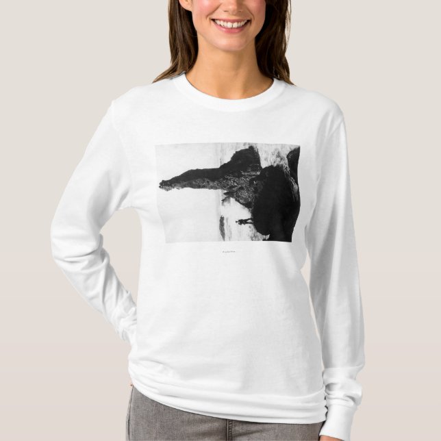 The Duchess Rock at Newport, Oregon T-Shirt (Front)