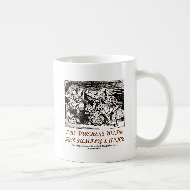The Duchess With Her Family & Alice (Wonderland) Coffee Mug (Right)
