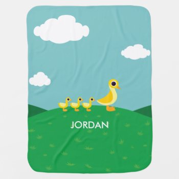 The Duck Family Baby Blanket by peekaboobarn at Zazzle