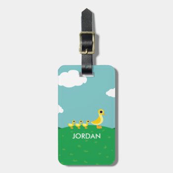 The Duck Family Luggage Tag by peekaboobarn at Zazzle