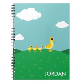 The Duck Family Notebook by peekaboobarn at Zazzle