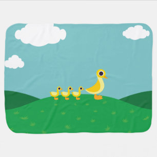 The Duck Family Receiving Blanket