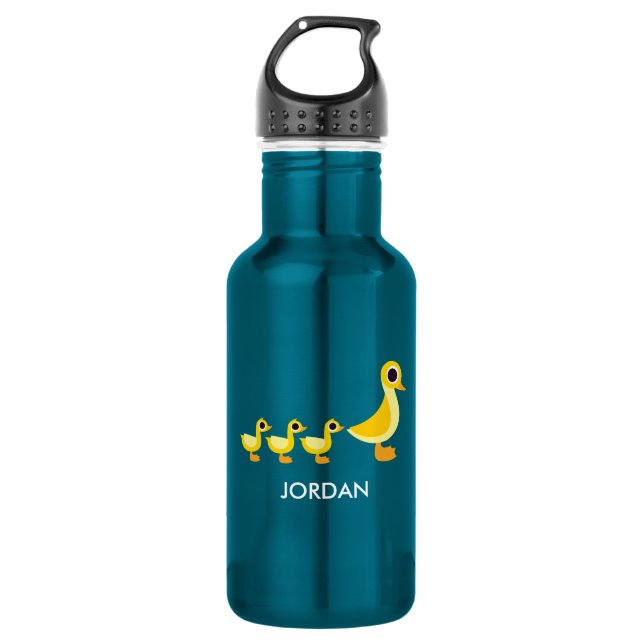 The Duck Family Water Bottle (Front)