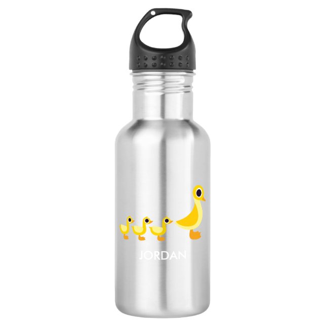 The Duck Family Water Bottle (Front)