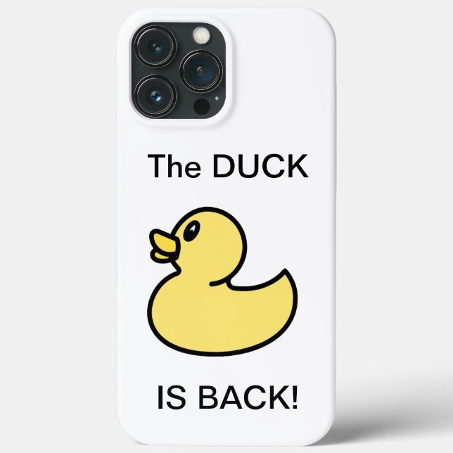 The Duck Is Back  Case-Mate iPhone Case (Back)