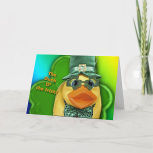 The Duck O' The Irish! Card
