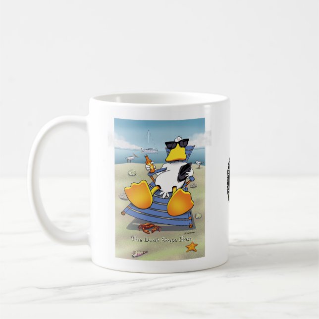 The Duck Stops Here Coffee Mug (Left)
