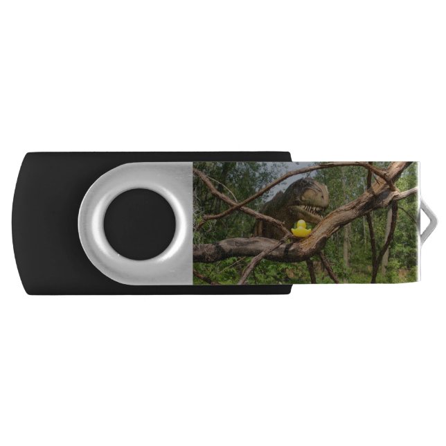 The Duck Vs. T-Rex Flash Drive (Front)