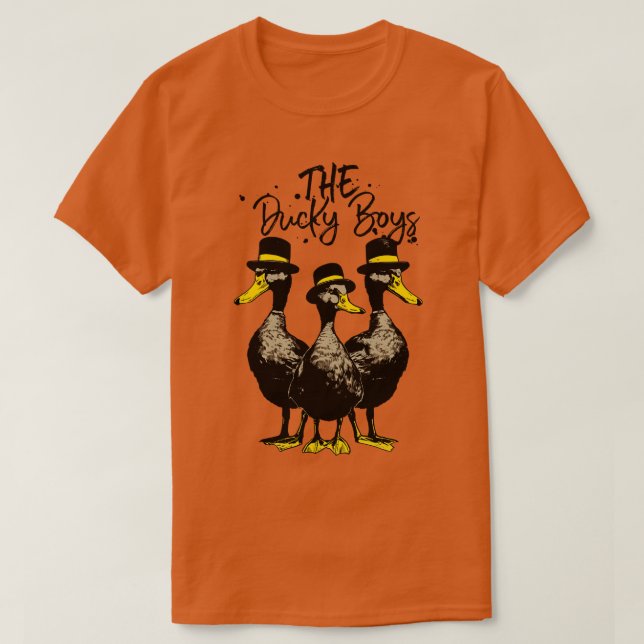 The Ducky Boys Old School 60s Bronx Gang T-Shirt (Design Front)