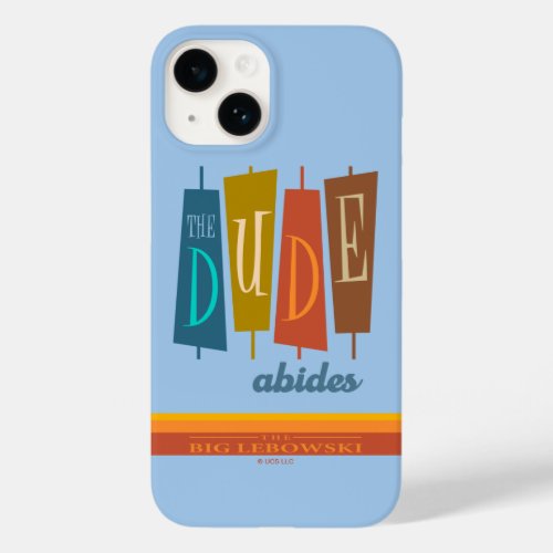 The Dude Abides Retro Style Sign Graphic Case_Mate iPhone 14 Case