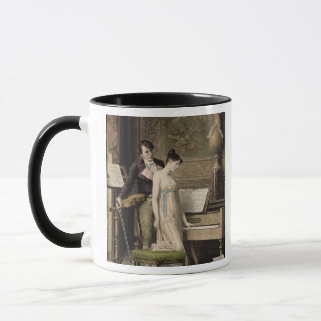The Duet (mezzotint) Mug (Left)