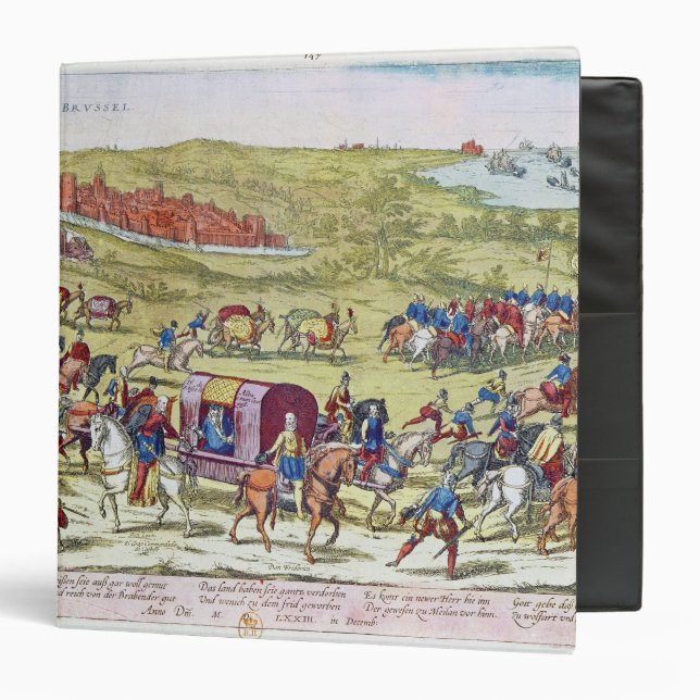 The Duke of Alba, recalled to Spain 3 Ring Binder (Front/Inside)