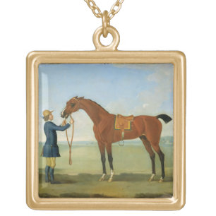 The Duke of Devonshire's Flying Childers, 1742 (oi Gold Plated Necklace