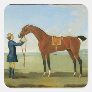 The Duke of Devonshire's Flying Childers, 1742 (oi Square Sticker