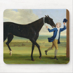 The Duke of Rutland's 'Bonny Black', c.1720 (oil o Mouse Pad