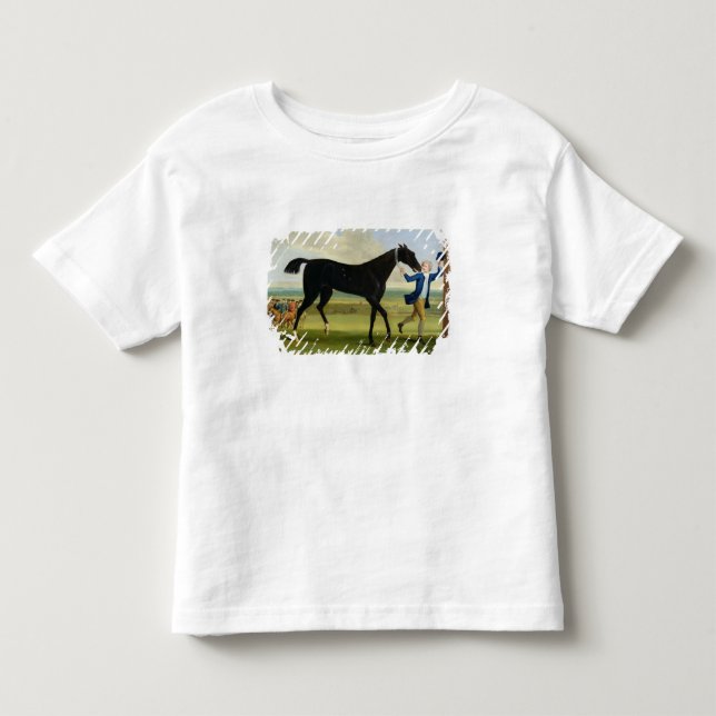 The Duke of Rutland's 'Bonny Black', c.1720 (oil o Toddler T-shirt (Front)