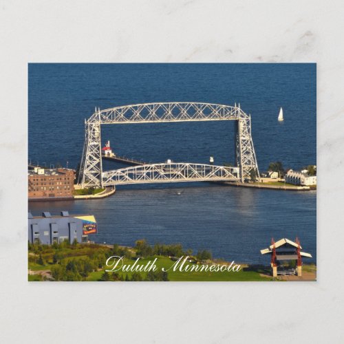 The Duluth Minnesota Lift Bridge Postcard