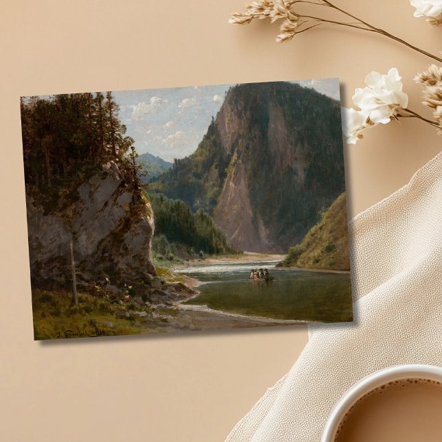 The Dunajec River in the Pieniny Mountains Postcard (Creator Uploaded)
