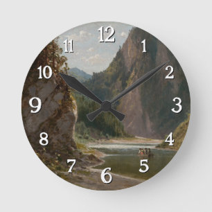 The Dunajec River in the Pieniny Mountains Round Clock