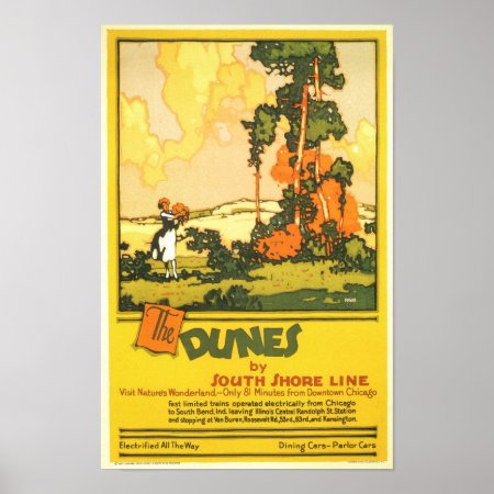 The Dunes- Visit Nature's Wonderland Poster