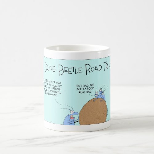 The Dung Beetle Road Trip Coffee Mug